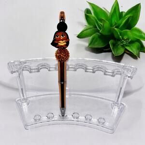Pocahontas refillable beaded pen